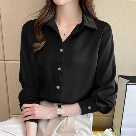 Lorentis Blouse – Elegant Long Sleeve Women’s Top