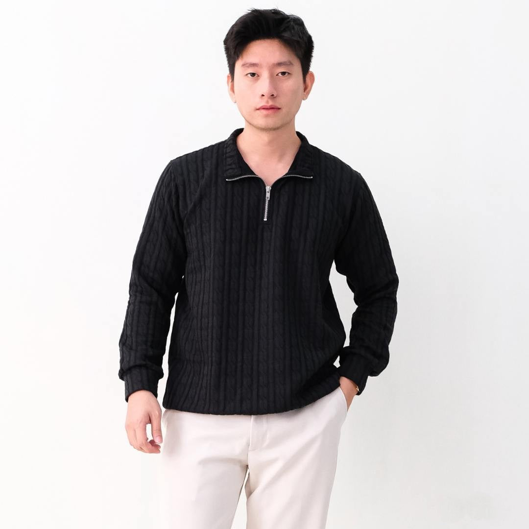 Lorentis Cable Zip Sweater