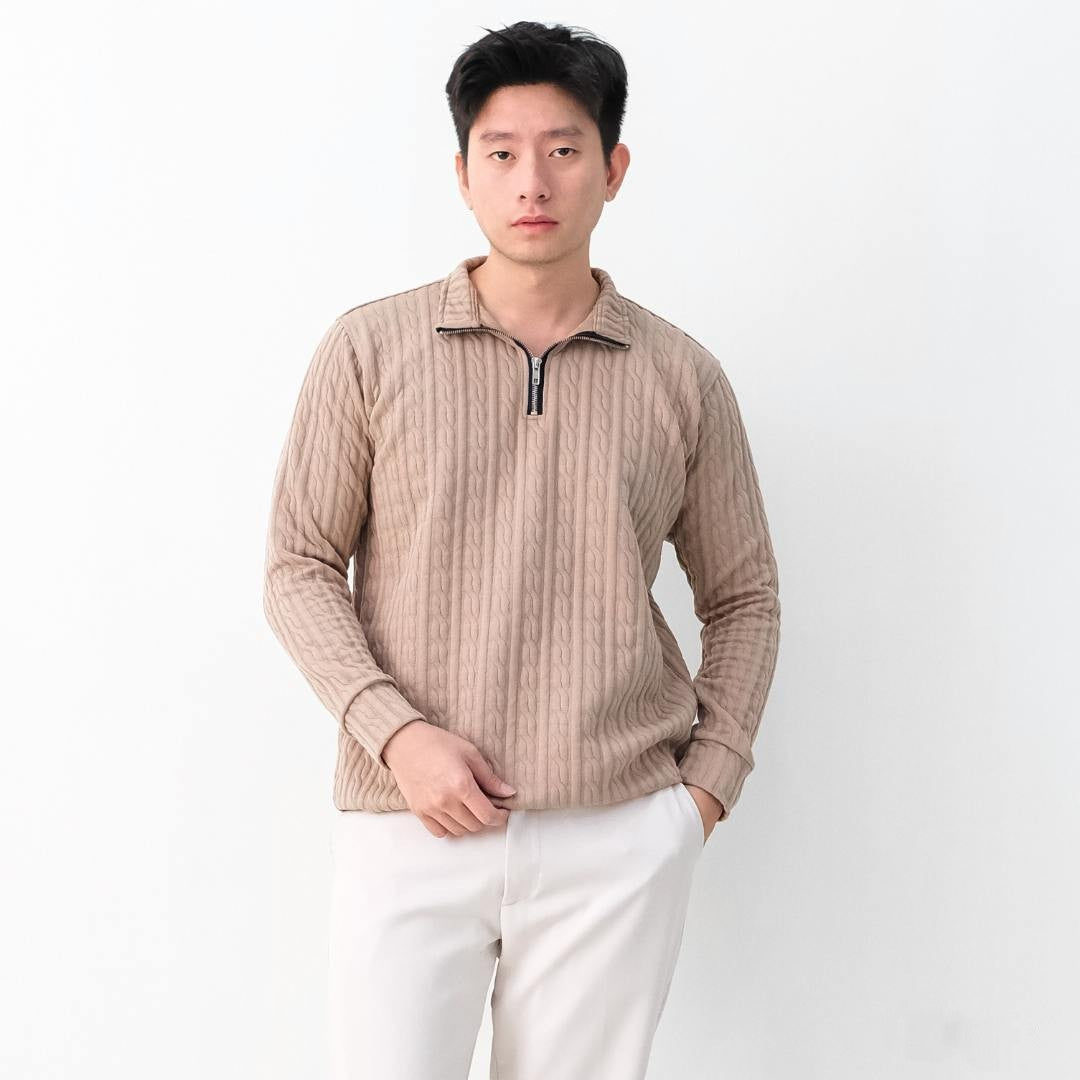 Lorentis Cable Zip Sweater