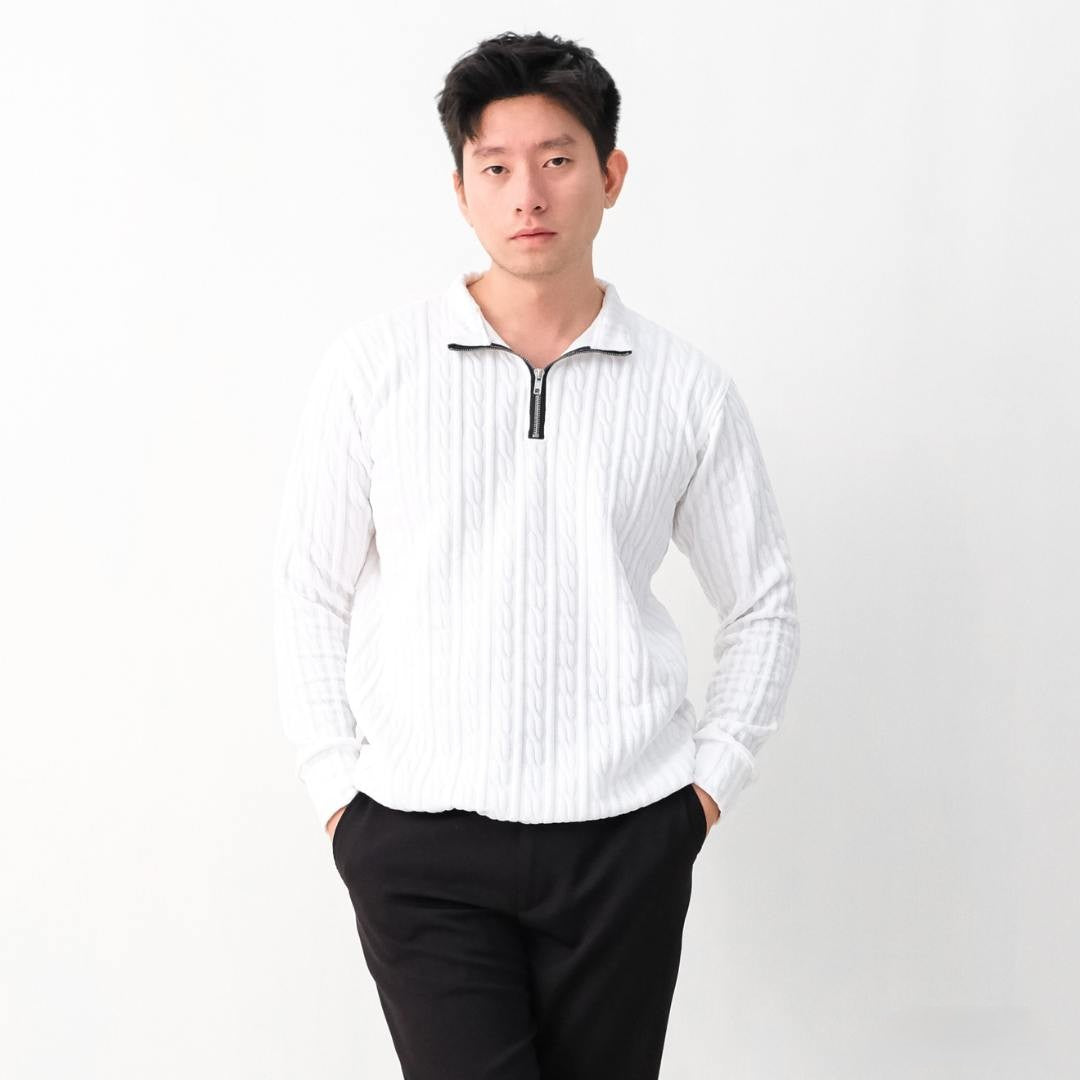 Lorentis Cable Zip Sweater