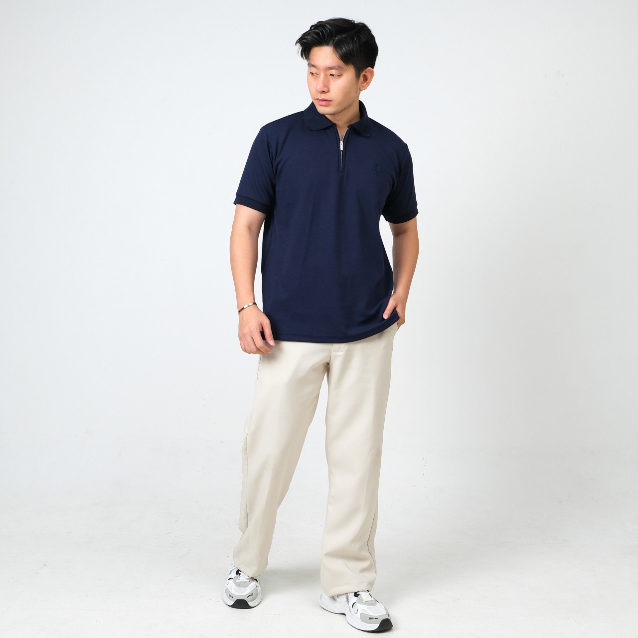 Lorentis Milan Half Zip Polo