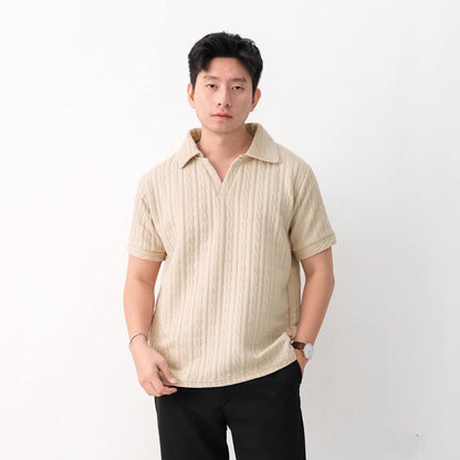 Lorentis Cable Knit Polo
