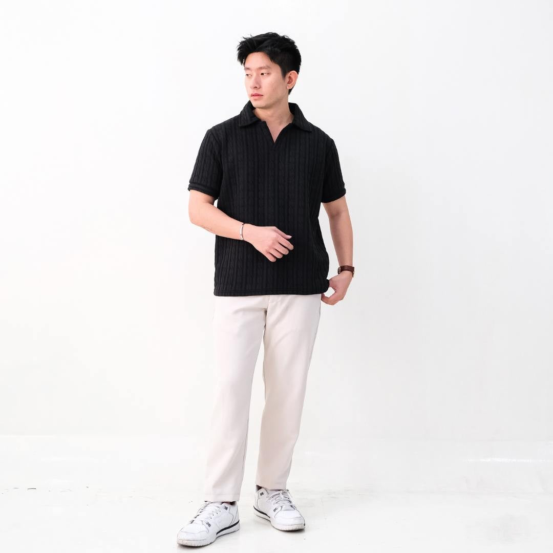 Lorentis Cable Knit Polo