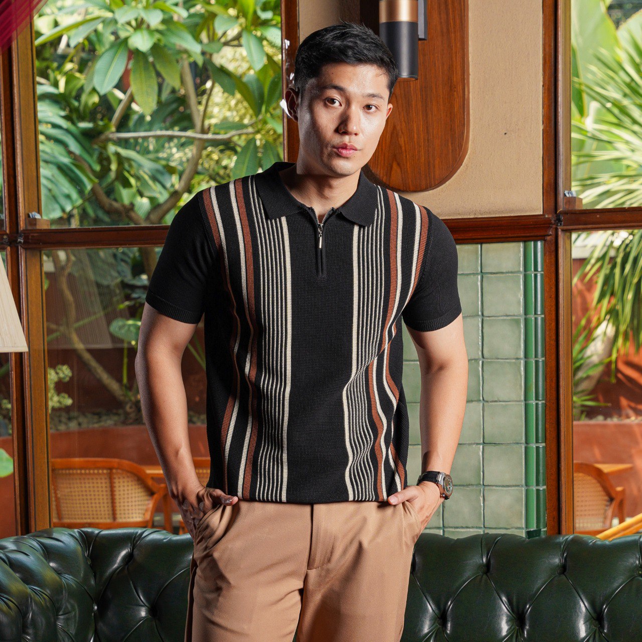 Lorentis Camper Pattern Polo — S-Class