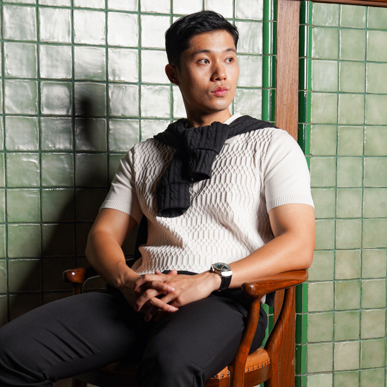 Lorentis York Zip Knit Polo — S-Class