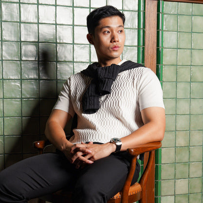 Lorentis York Zip Knit Polo — S-Class