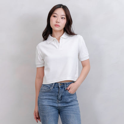 Lorentis Milan Knit Crop Polo