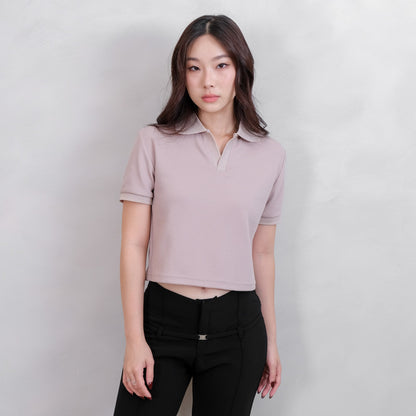 Lorentis Milan Knit Crop Polo