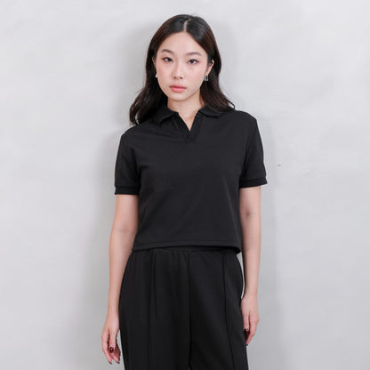 Lorentis Milan Knit Crop Polo