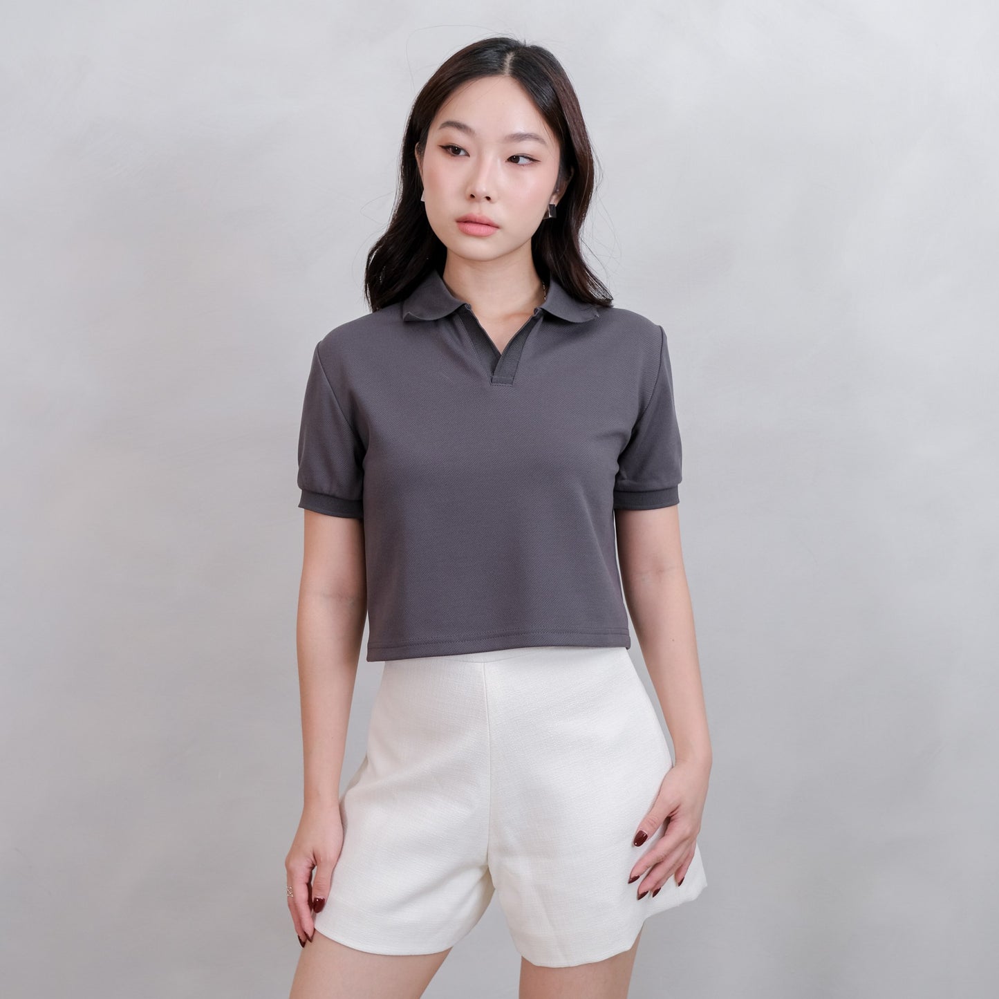 Lorentis Milan Knit Crop Polo