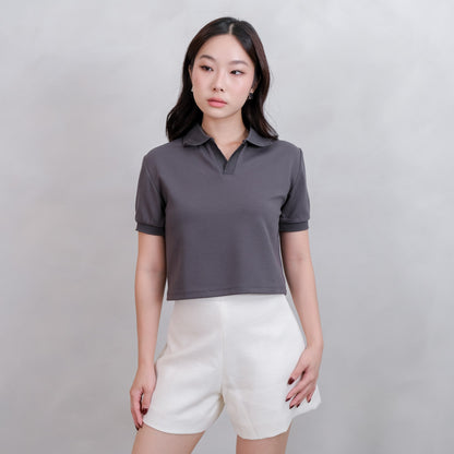 Lorentis Milan Knit Crop Polo