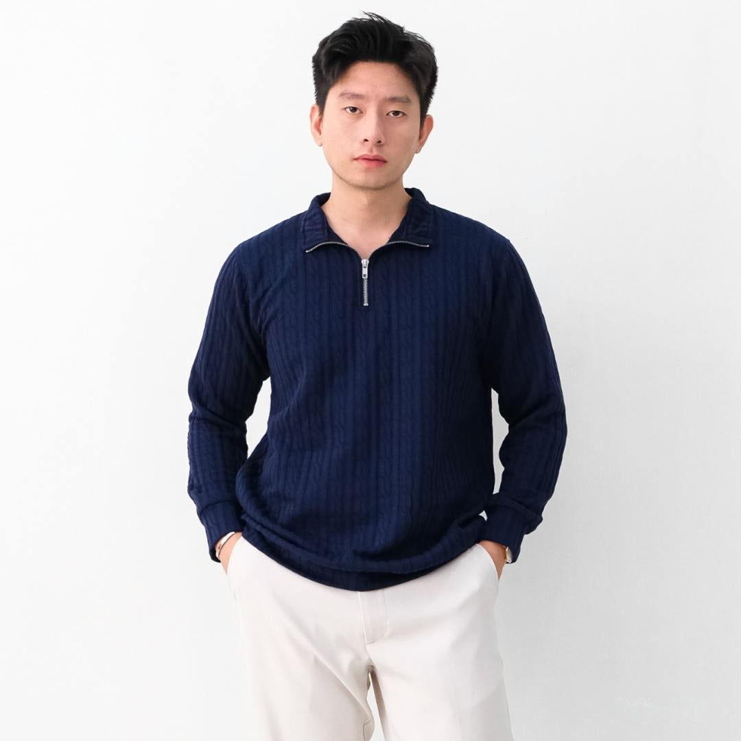 Lorentis Cable Zip Sweater