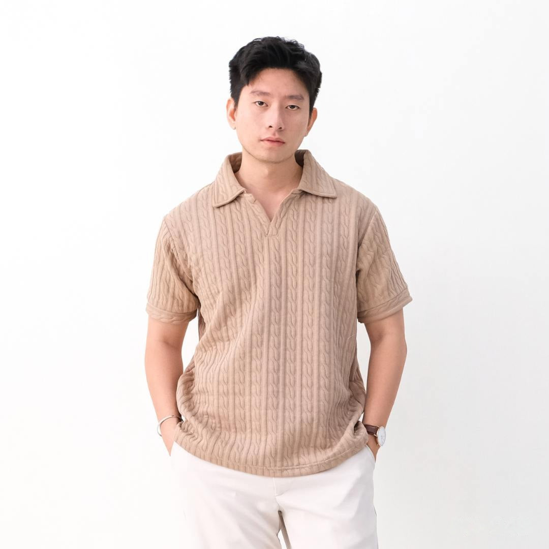 Lorentis Cable Knit Polo