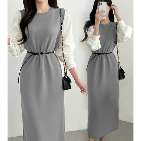 Lorentis Munvi Dress – Elegant Women’s Knit Maxi Dress