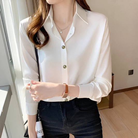 Lorentis Blouse – Elegant Long Sleeve Women’s Top