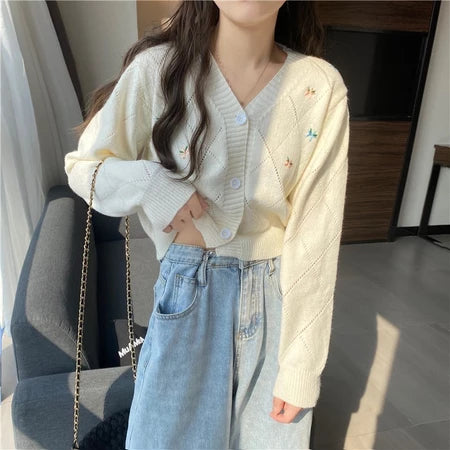 Lorentis – Soft Knit Buttoned Cardigan