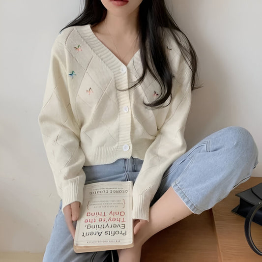 Lorentis – Soft Knit Buttoned Cardigan