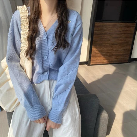Lorentis – Soft Knit Buttoned Cardigan