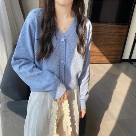 Lorentis – Soft Knit Buttoned Cardigan